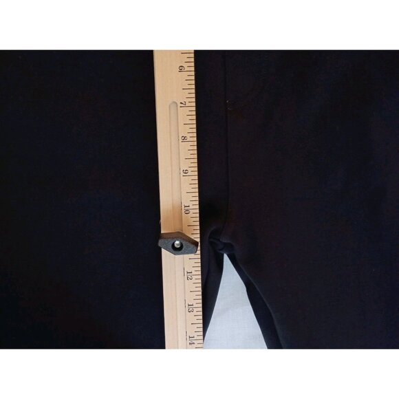 Spanx The Perfect Pant Womens 1X Black Synthetic Blend Notched Cuff Pants $150 - Picture 7 of 8